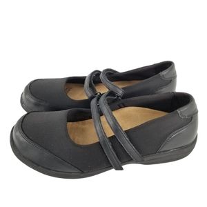Abeo Black Mary Jane Walking Shoes